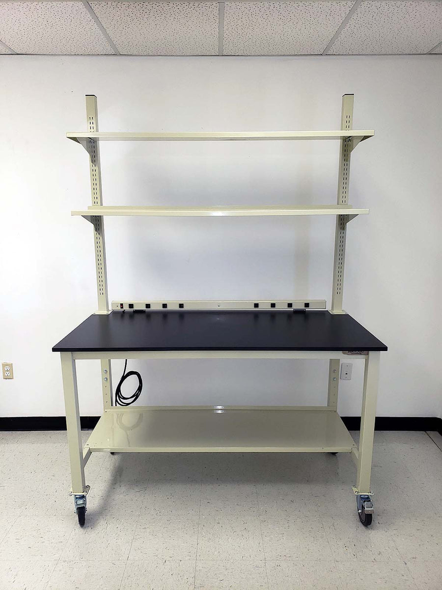 Lab Bench Vert Organizer-Double Wide - Poltex